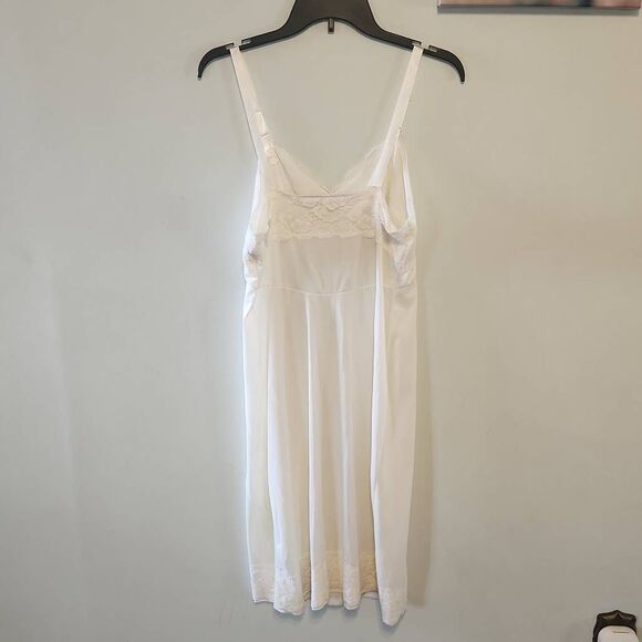 Vintage Pinehurst Lingerie Slip Negligee Night Gown size 36 Cream - Picture 5 of 5